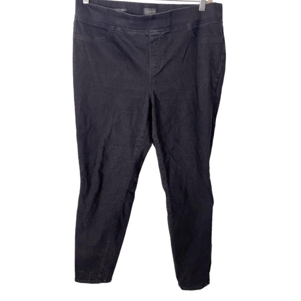 Talbots Women's Black Pull On‎ Jegging Size 16